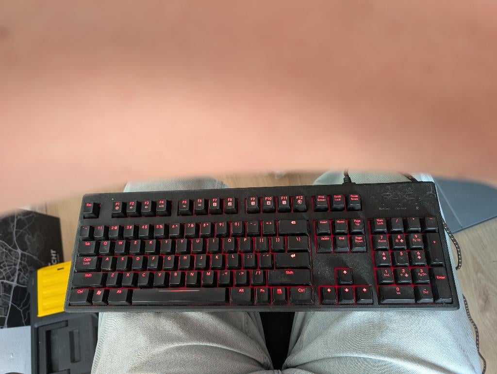Func KB-460 Mechanisch toetsenboard, Computers en Software, Toetsenborden, Ophalen of Verzenden, Qwerty, Gebruikt, Bedraad