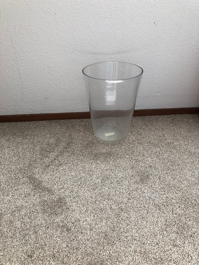 Te koop grote vaas.(z.g.a.n.)., Ophalen, Overige kleuren, Minder dan 50 cm, Glas