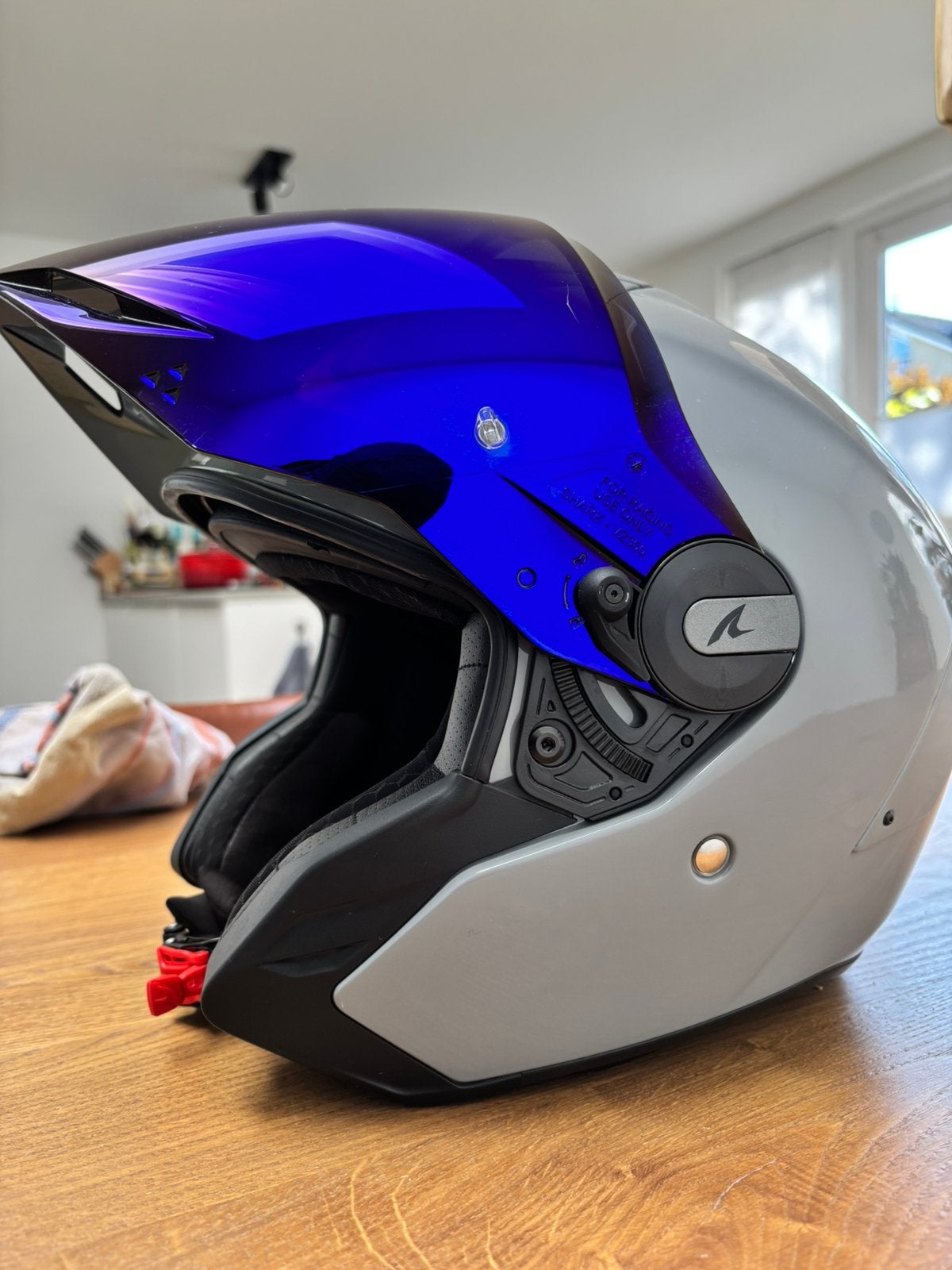 shark rs jet zo goed als nieuw, Motoren, Ophalen, Tweedehands, Jethelm, Shark