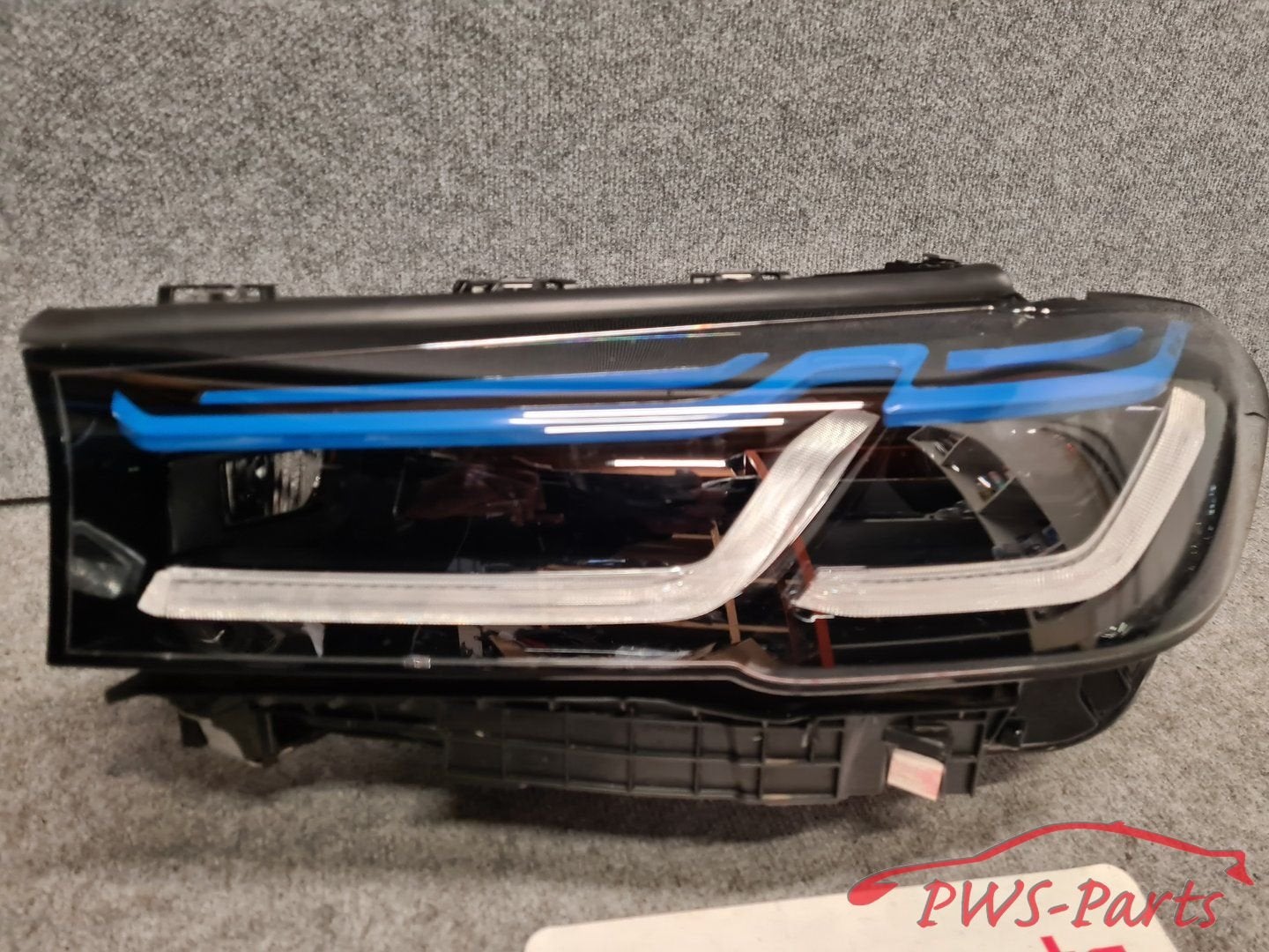 BMW G30 G31 LCI LASER SHADOW BLACK KOPLAMP LINKS ORIGINEEL, Ophalen, Gebruikt, -, -