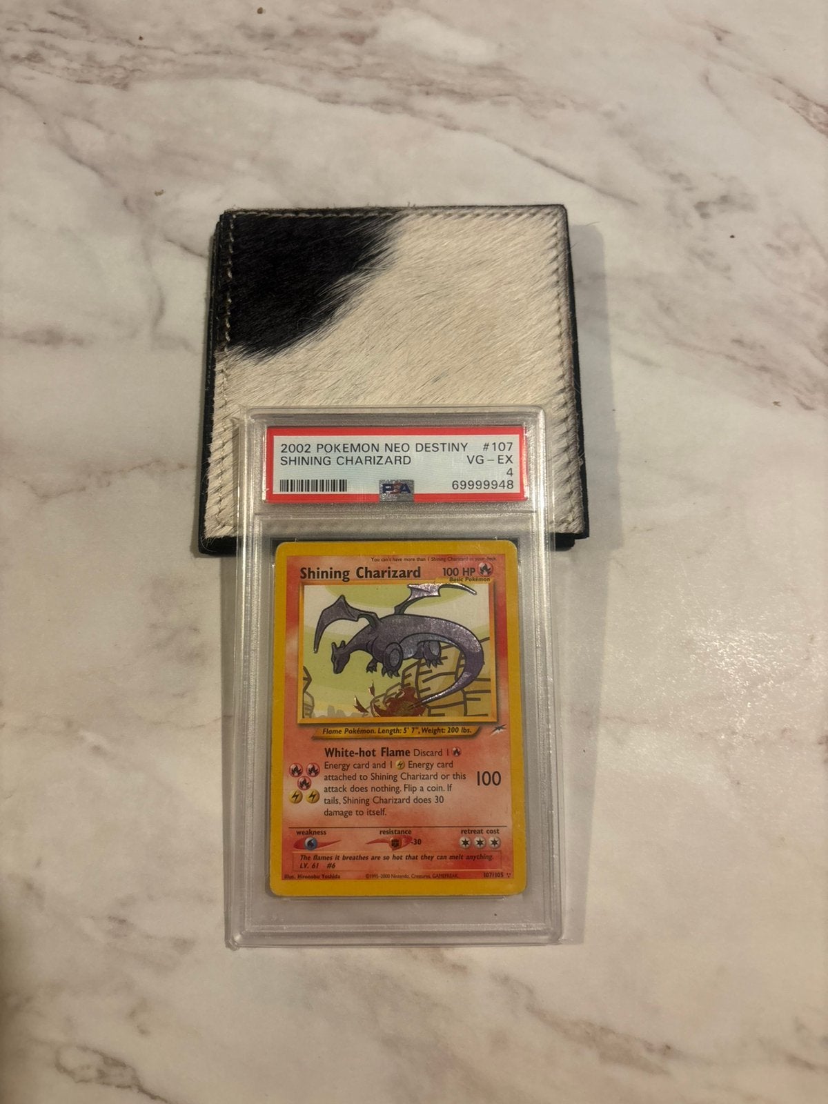 Shining charizard 107/105, Hobby en Vrije tijd, Verzamelkaartspellen | Pokémon, Ophalen of Verzenden, Zo goed als nieuw, Meerdere kaarten