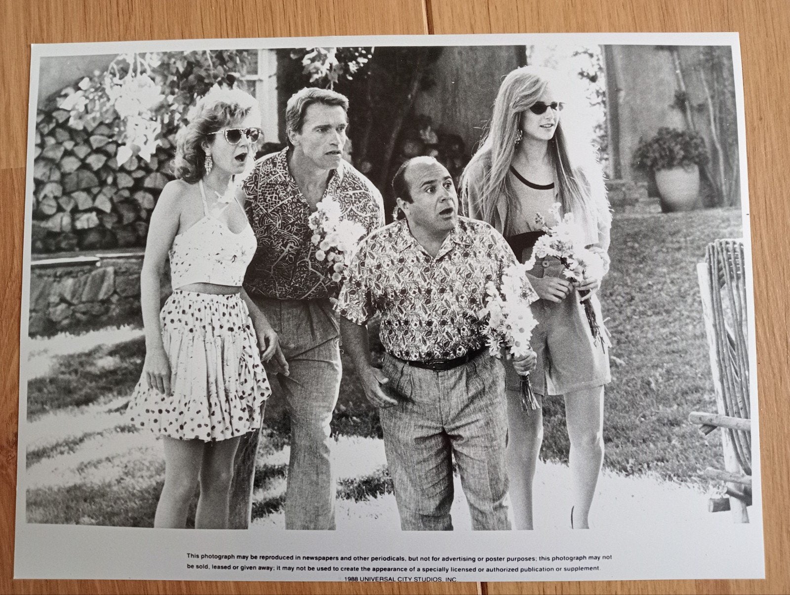 Arnold Schwarzenegger en Danny DeVito Filmfoto, ., Ophalen of Verzenden, Zo goed als nieuw, .