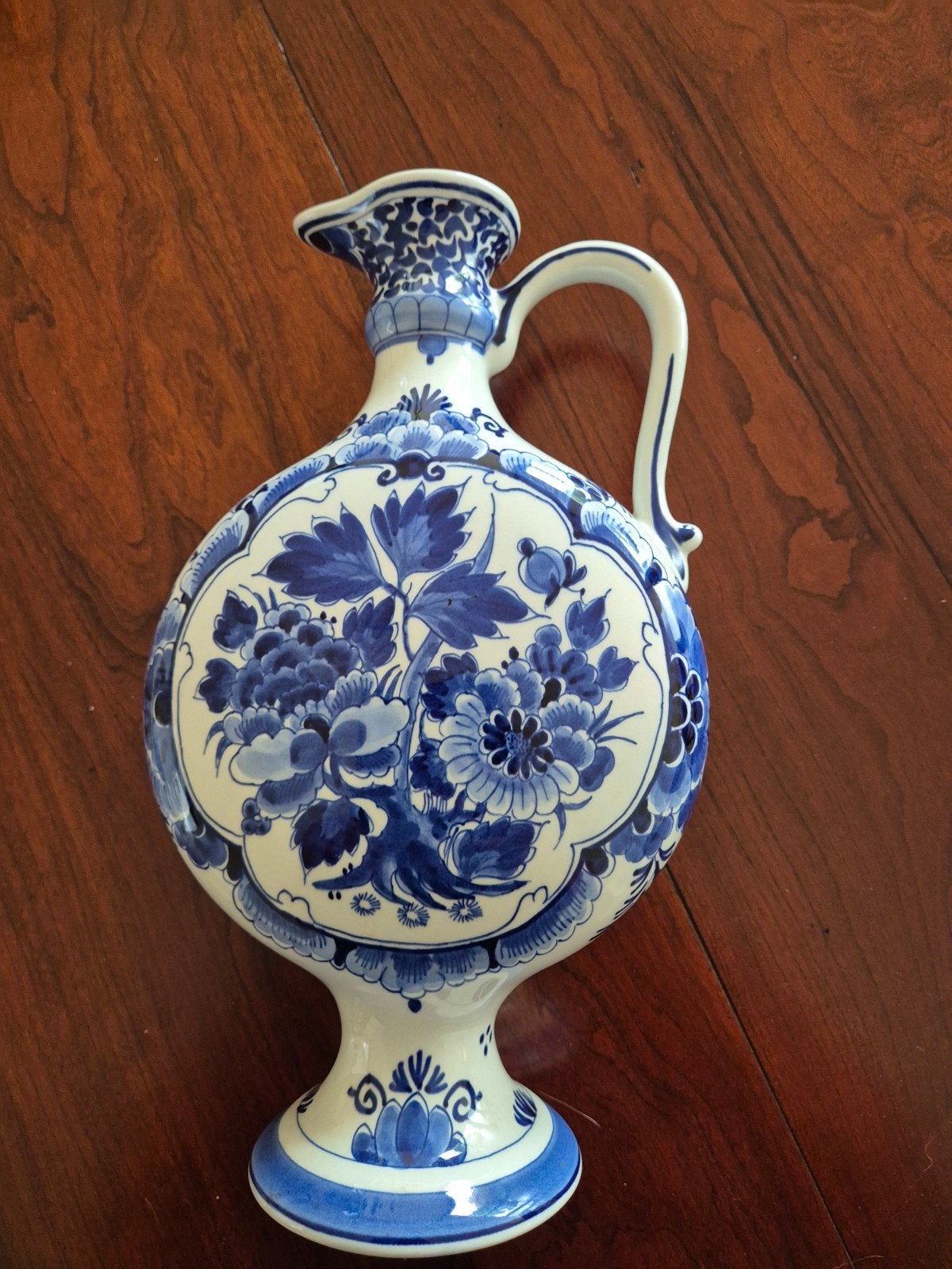 Antieke Delfts Blauwe Vaas, Ophalen of Verzenden