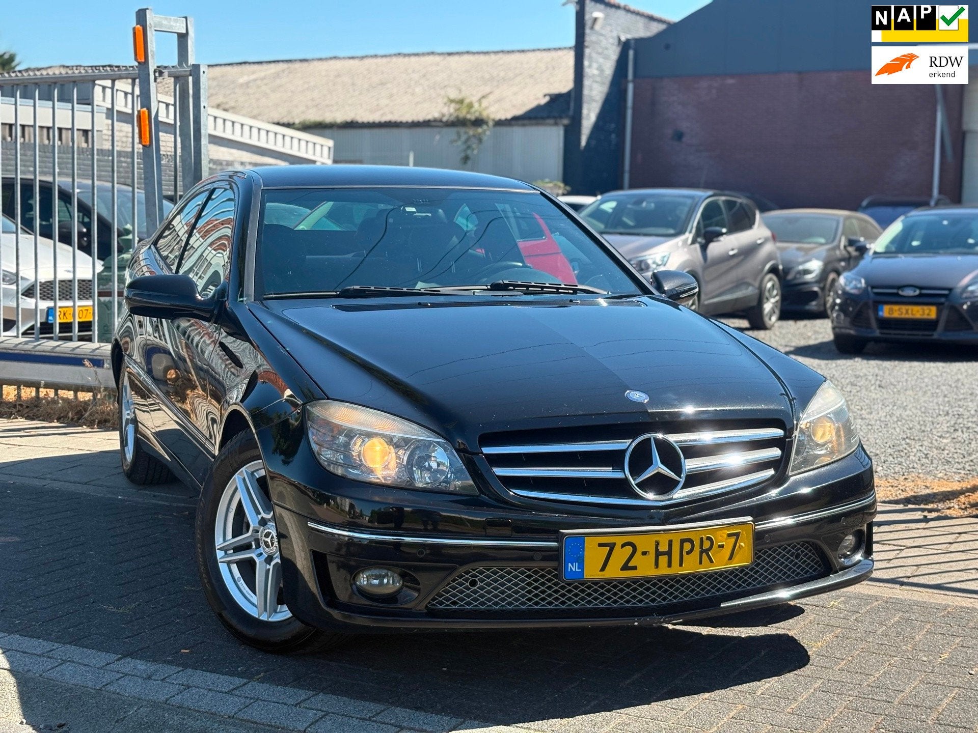 Mercedes-Benz CLC-klasse 180 K. Prestige | Airco | 16” LMV, Auto's, Achterwielaandrijving, Gebruikt, 4 stoelen, Zwart