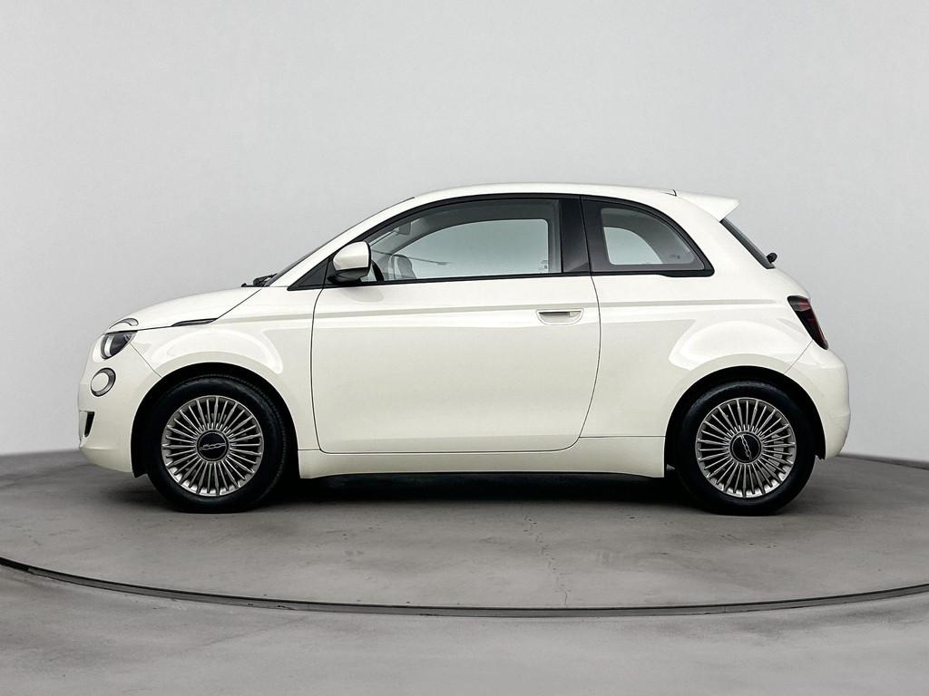 Fiat 500 Icon 42 kWh | Cruise Control | Achteruitrijcamera |, Auto's, 12 maanden, Stof, 4 stoelen, Wit
