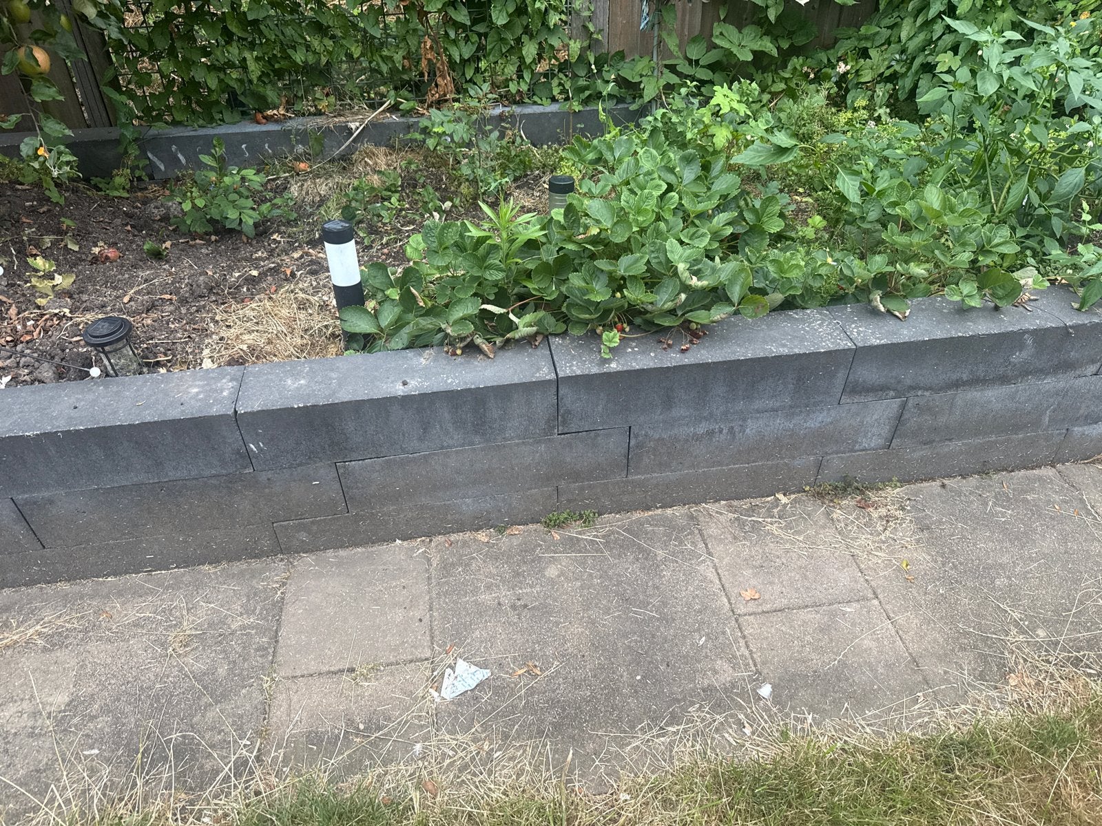 Betonnen borderblokken voor tuin of plantenbak, Ophalen, Gebruikt, Border, Beton