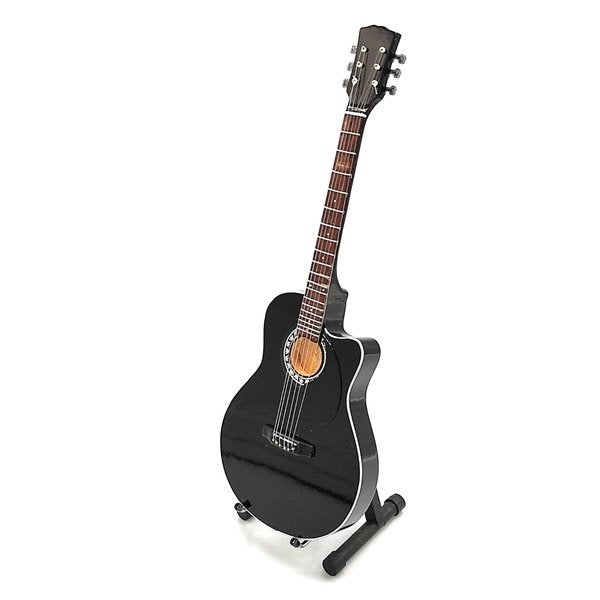 Jon Bon Jovi zwart miniatuur gitaar 25cm mini guitar deco, Info@deconoord.nl, Deco Noord, Nieuw, Ophalen of Verzenden