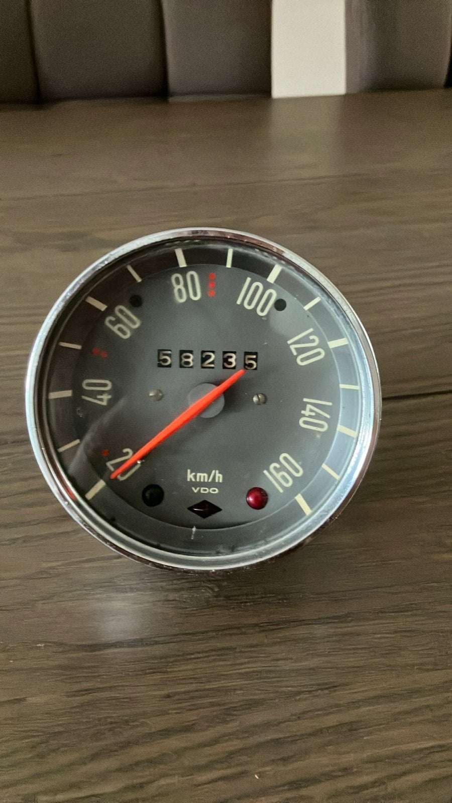 Vintage VDO snelheidsmeter - Klassieke auto/motor, Auto-onderdelen, Ophalen of Verzenden, Gebruikt, Universele onderdelen