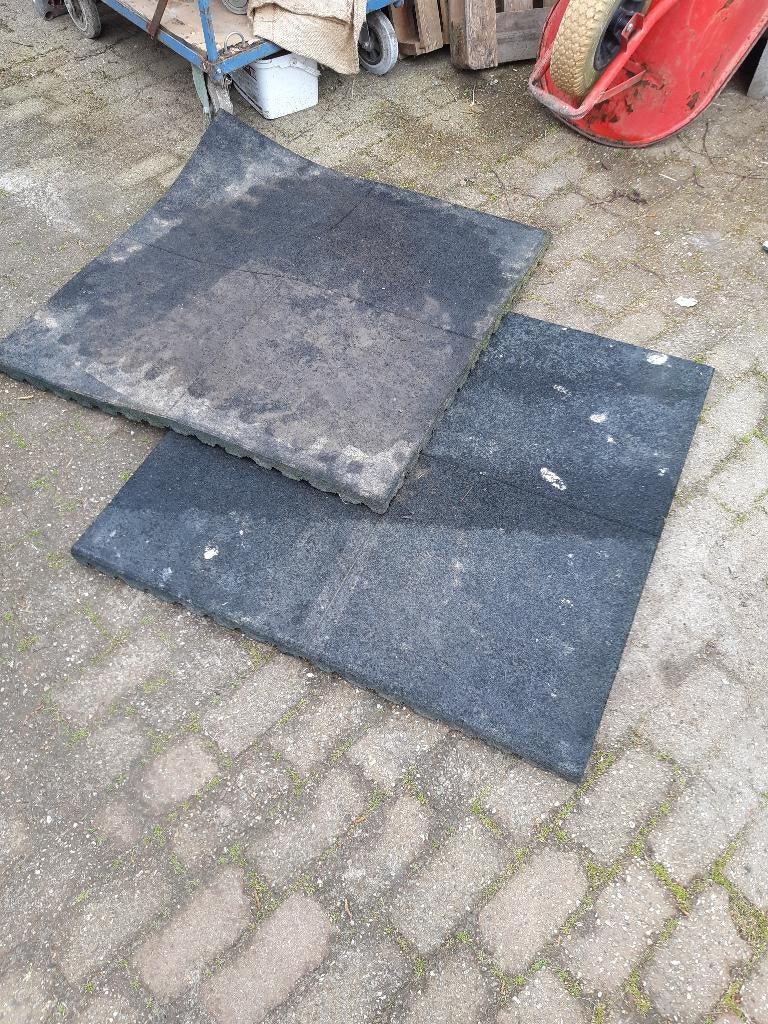 rubbermatten, Ophalen, Gebruikt