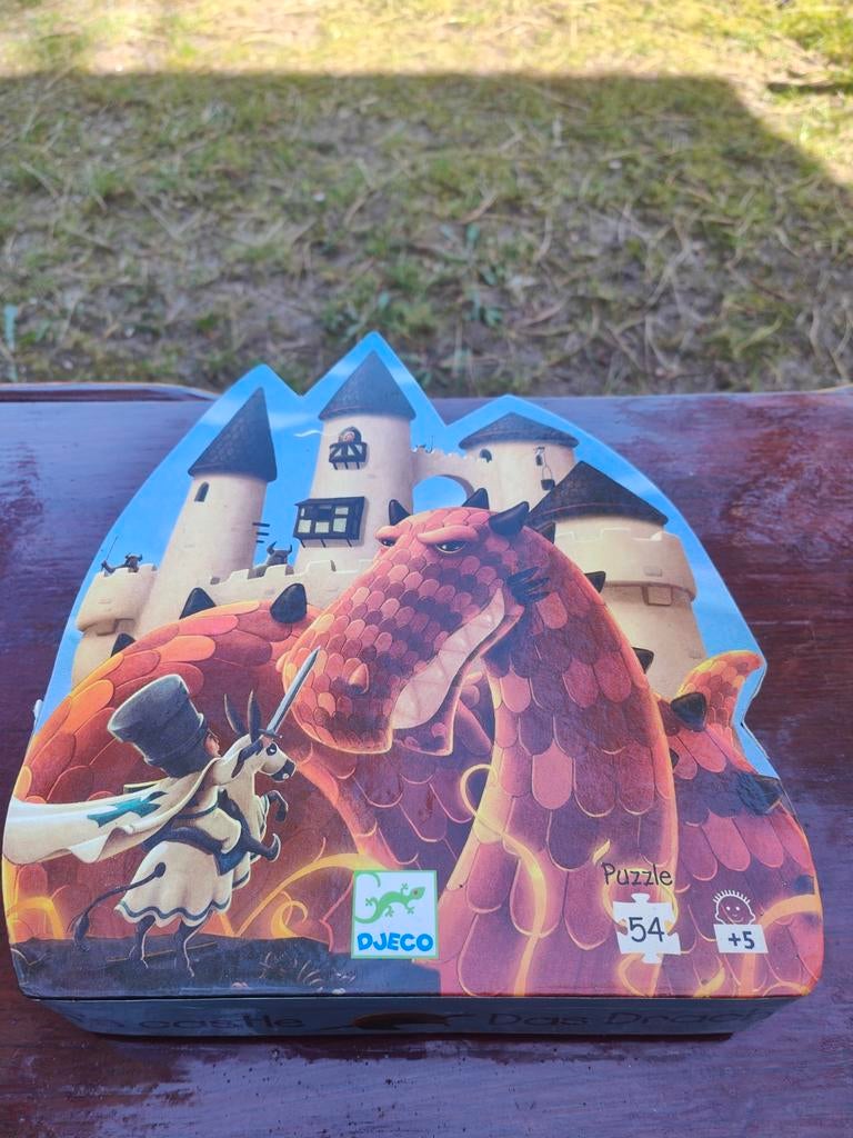 Draken puzzel, Ophalen of Verzenden, Meer dan 50 stukjes, Zo goed als nieuw, 4 tot 6 jaar