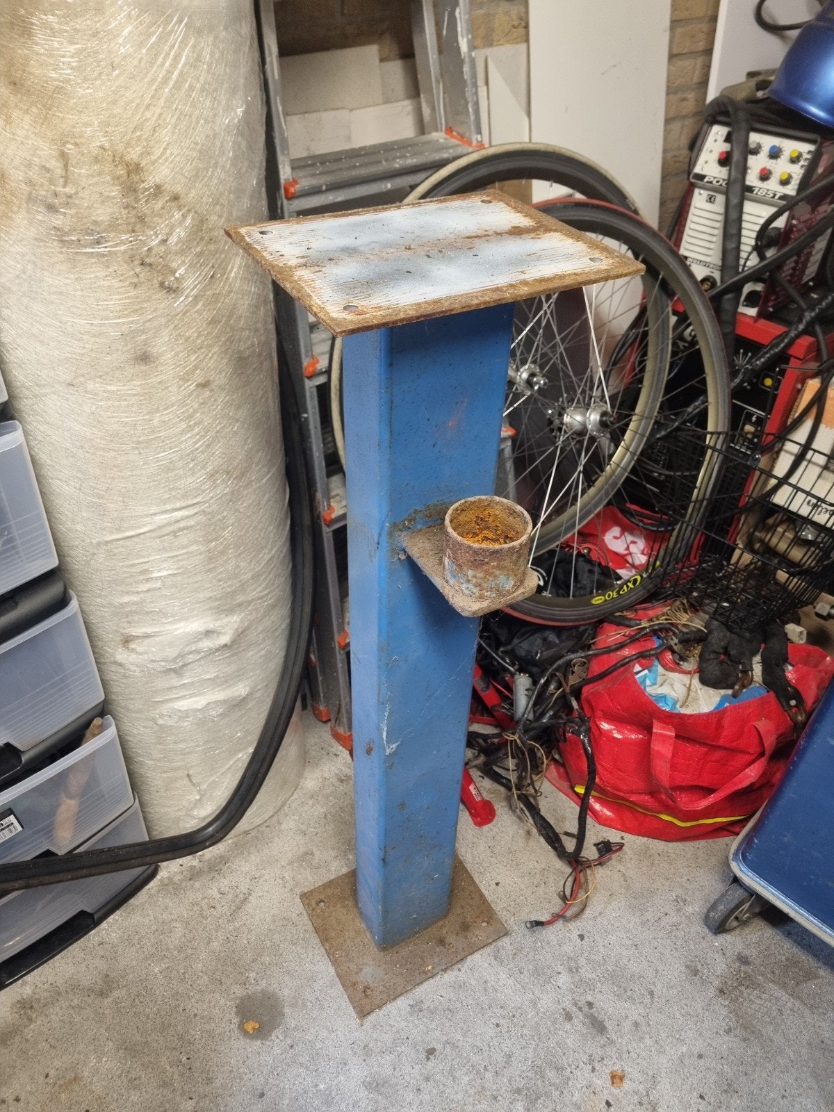 kolom zuil slijpmachine, Ophalen