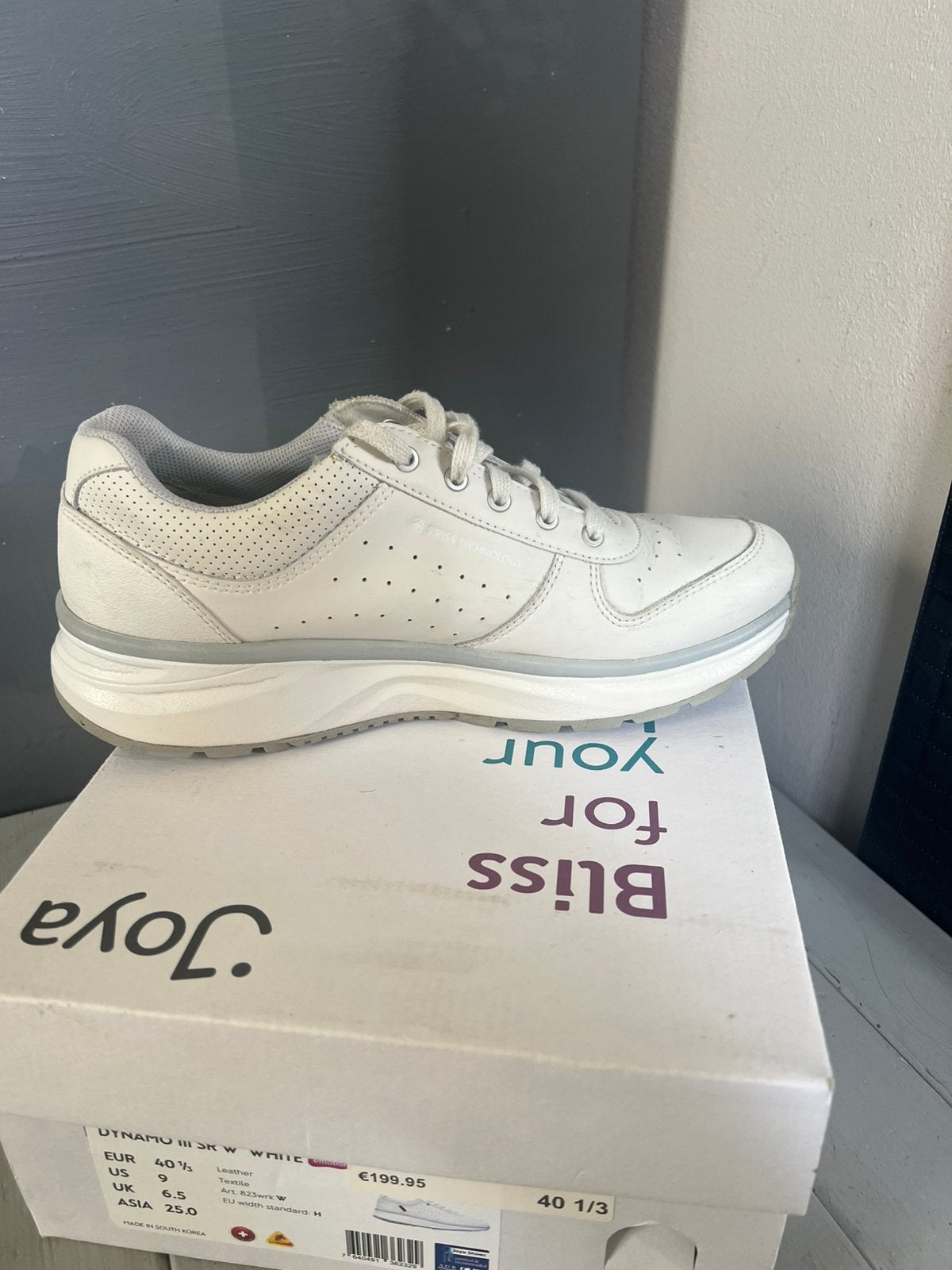 Joya ortholite Quist sportschoenen sneakers maat 40 1/3, Kleding | Dames, Wit, Ophalen of Verzenden, Sneakers of Gympen, Zo goed als nieuw
