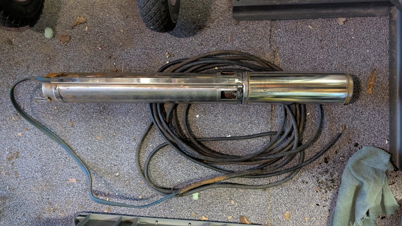 Franklin dompelpomp bronpomp krachtstroom 400V, Ophalen, Gebruikt, Elektrisch, Dompelpomp