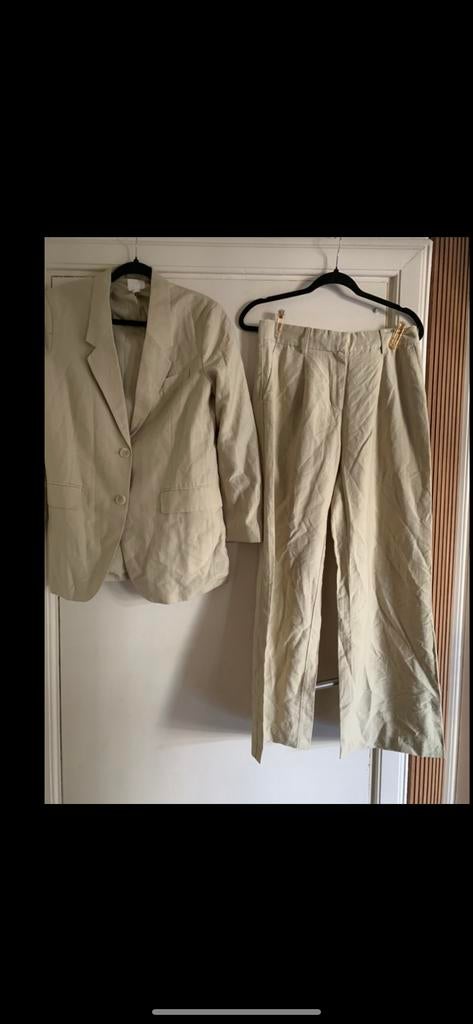 H&M Broekpak/Set - Broek 38, Blazer 36 (valt als 38), Kleding | Dames, Ophalen of Verzenden, Zo goed als nieuw