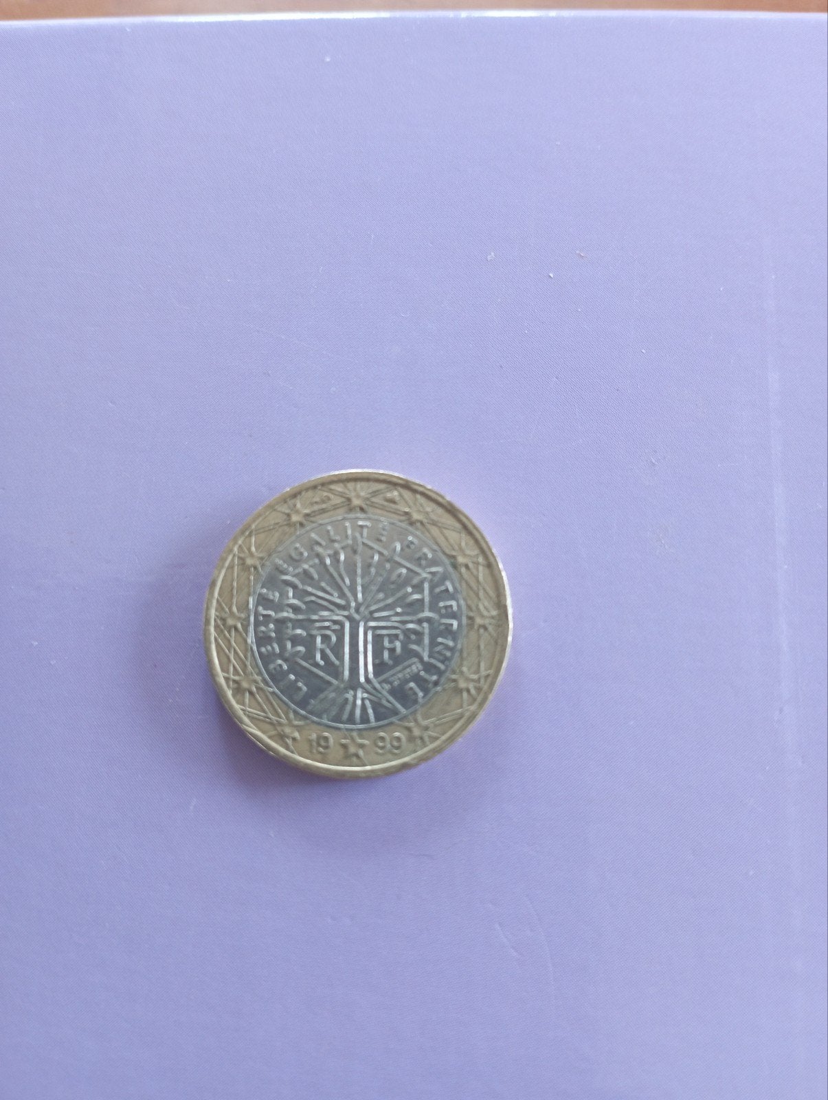 Zeldzame Franse 1 Euro munt uit 1999 - Boom des Levens, Postzegels en Munten, Munten | Europa | Euromunten, Ophalen, Frankrijk
