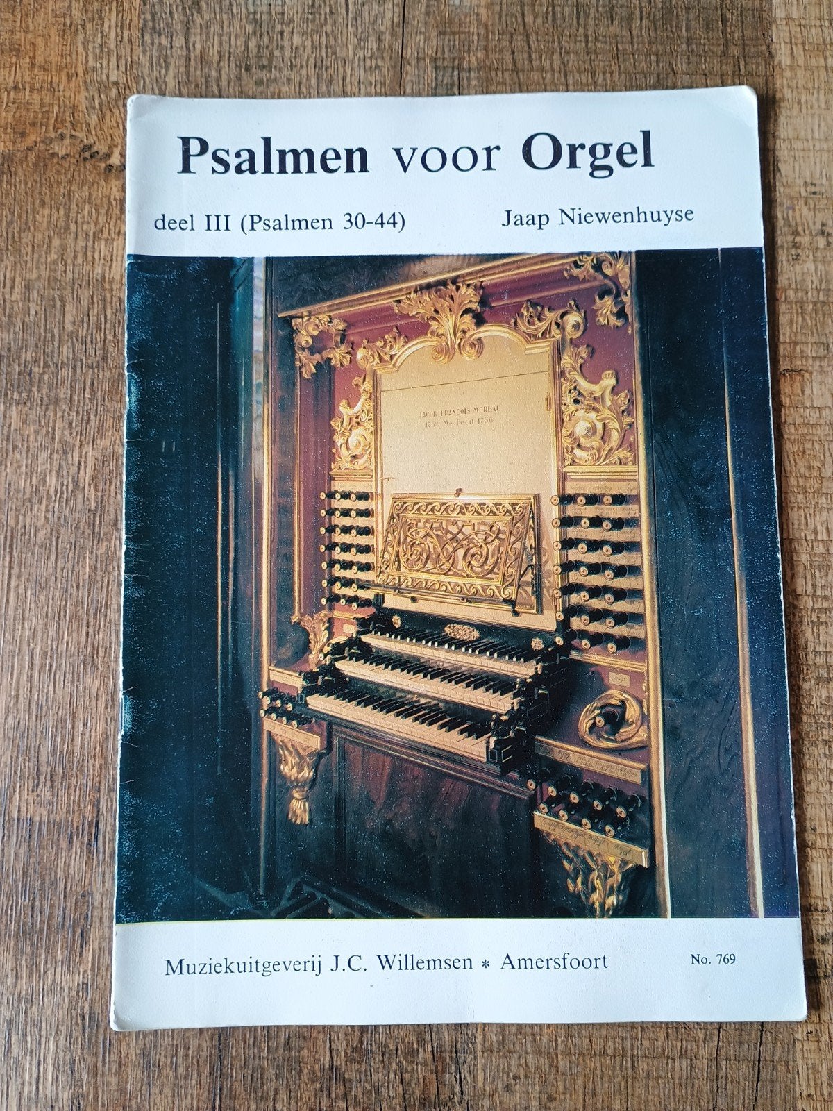 Psalmen voor Orgel - Jaap Niewenhuyse - Deel 3, Muziek en Instrumenten, Bladmuziek, Ophalen of Verzenden, Gebruikt, Religie en Gospel