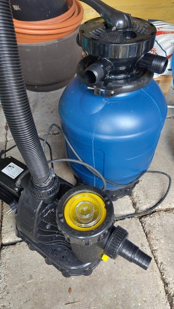 Zwembadpomp Speck AQ 330 Plus zandfilterset - 6 m³/u, Ophalen, Gebruikt, Filter