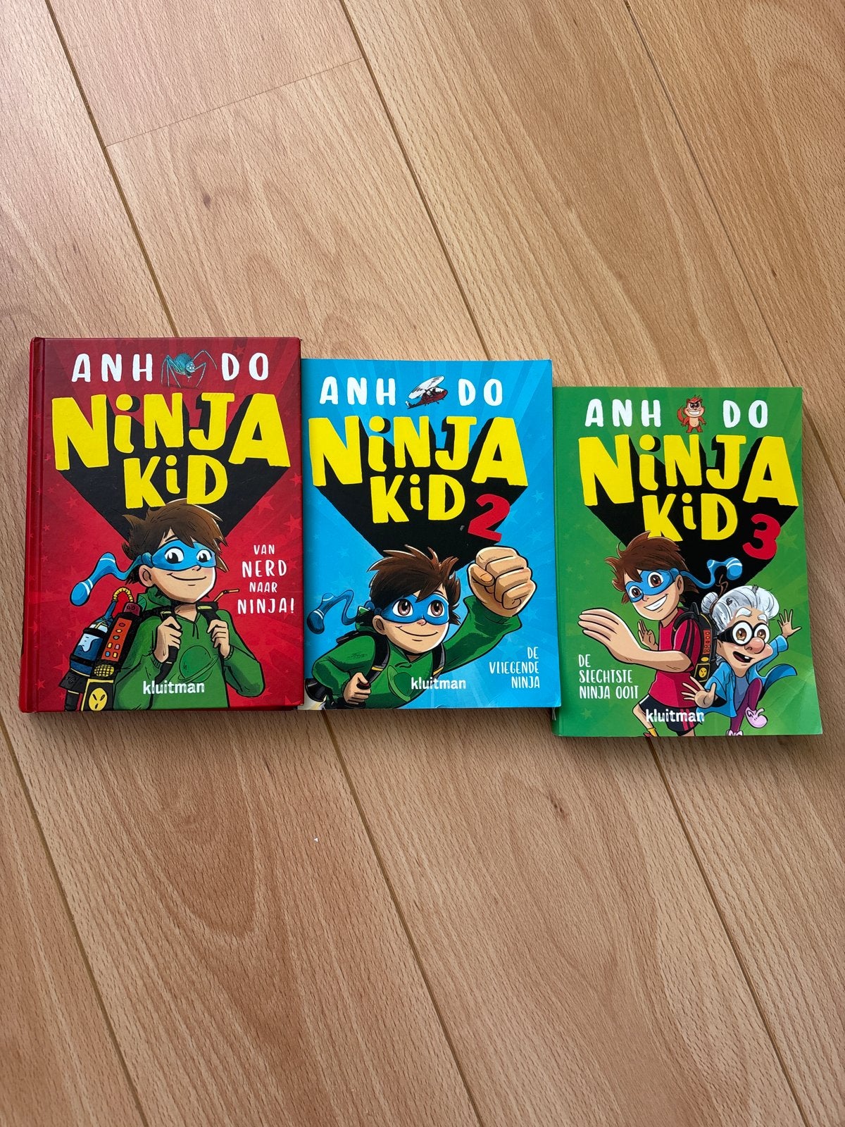 Ninja Kid Boekenreeks (deel 1, 2, 3) - Zo goed als nieuw!, Boeken, Ophalen of Verzenden, Zo goed als nieuw, Fictie algemeen