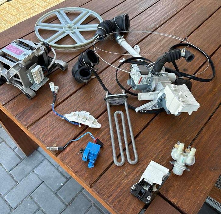Onderdelen Samsung wasmachine: motor,pomp,verwarmingselement, Ophalen of Verzenden, Gebruikt