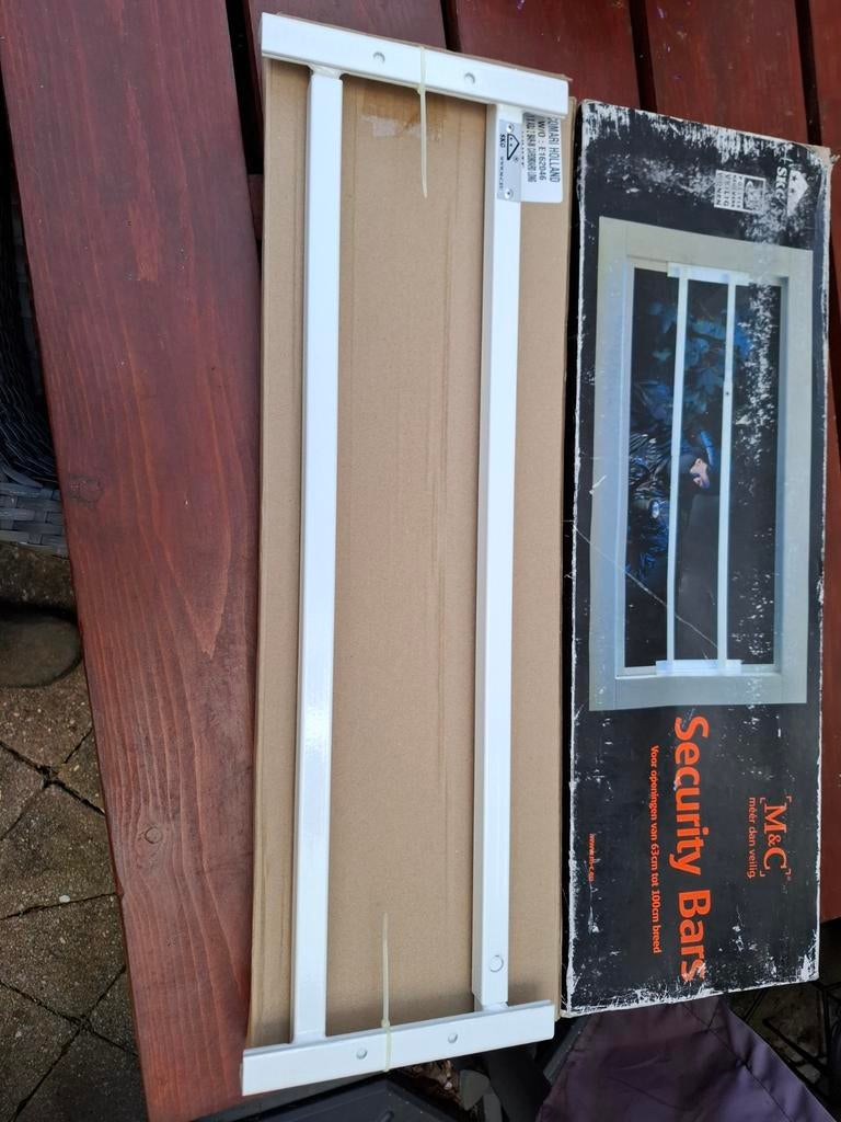 Raambeveiliging tegen inbraak, max 45x100 cm, Ophalen of Verzenden