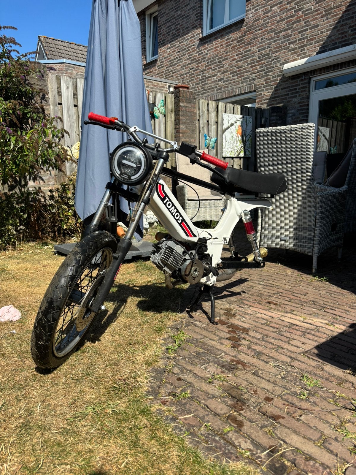 Tomos a35 blauw keten, Fietsen en Brommers, Ophalen, Zo goed als nieuw