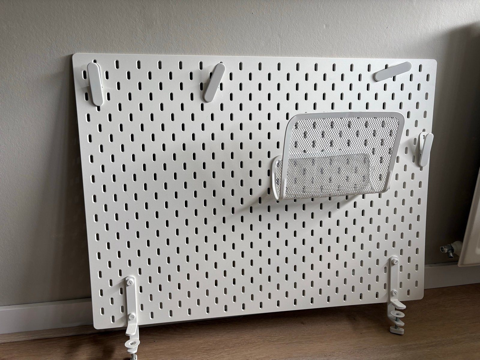 IKEA Skadis Wit Prikbord met Accessoires, Ophalen, Zo goed als nieuw