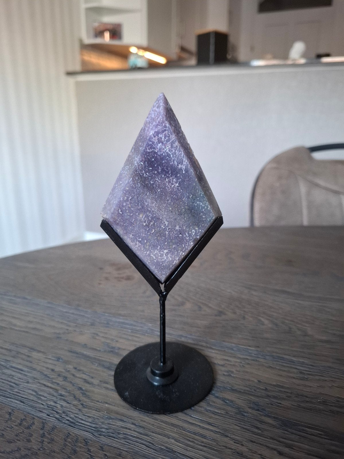 druifagaat diamant, Verzamelen, Mineralen en Fossielen, Ophalen of Verzenden