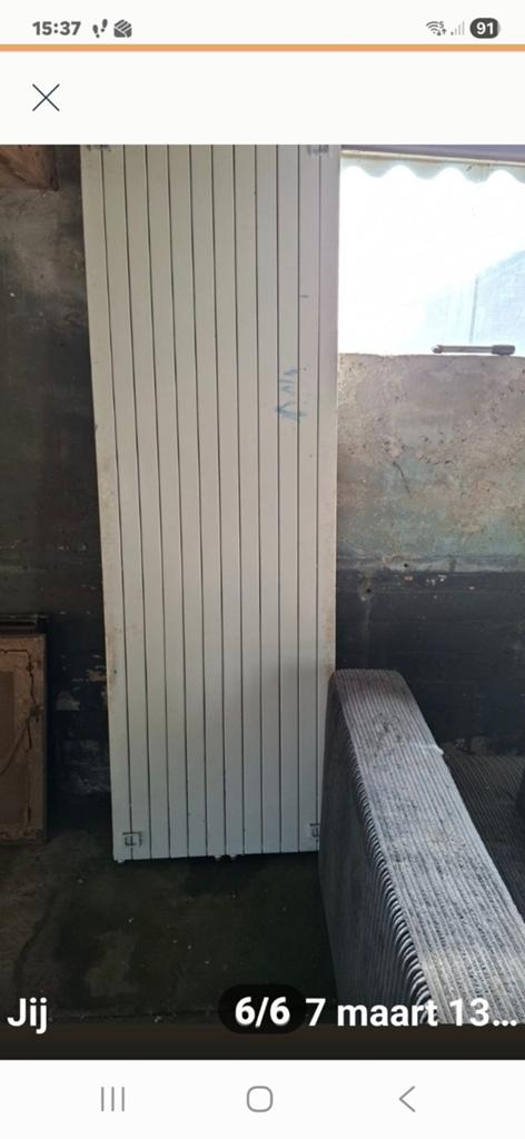 Designradiator, Doe-het-zelf en Verbouw, Deuren en Horren, Ophalen, Zo goed als nieuw, Binnendeur, 200 tot 215 cm