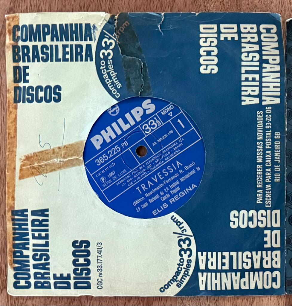 Elis Regina, Wanderléa, Tito Madi 7” singles ‘compactos’, Gebruikt, Originele persing, 7 inch, Ophalen of Verzenden