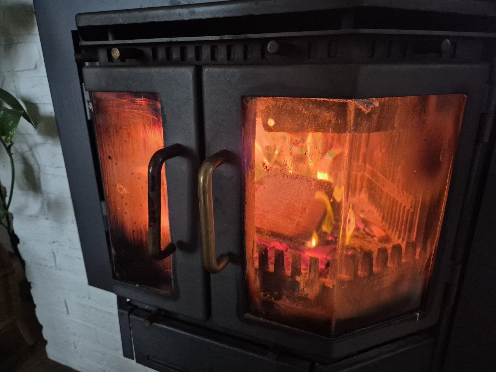 Houtkachel inbouw kachel, Ophalen, Gebruikt, Houtkachel, Inbouw