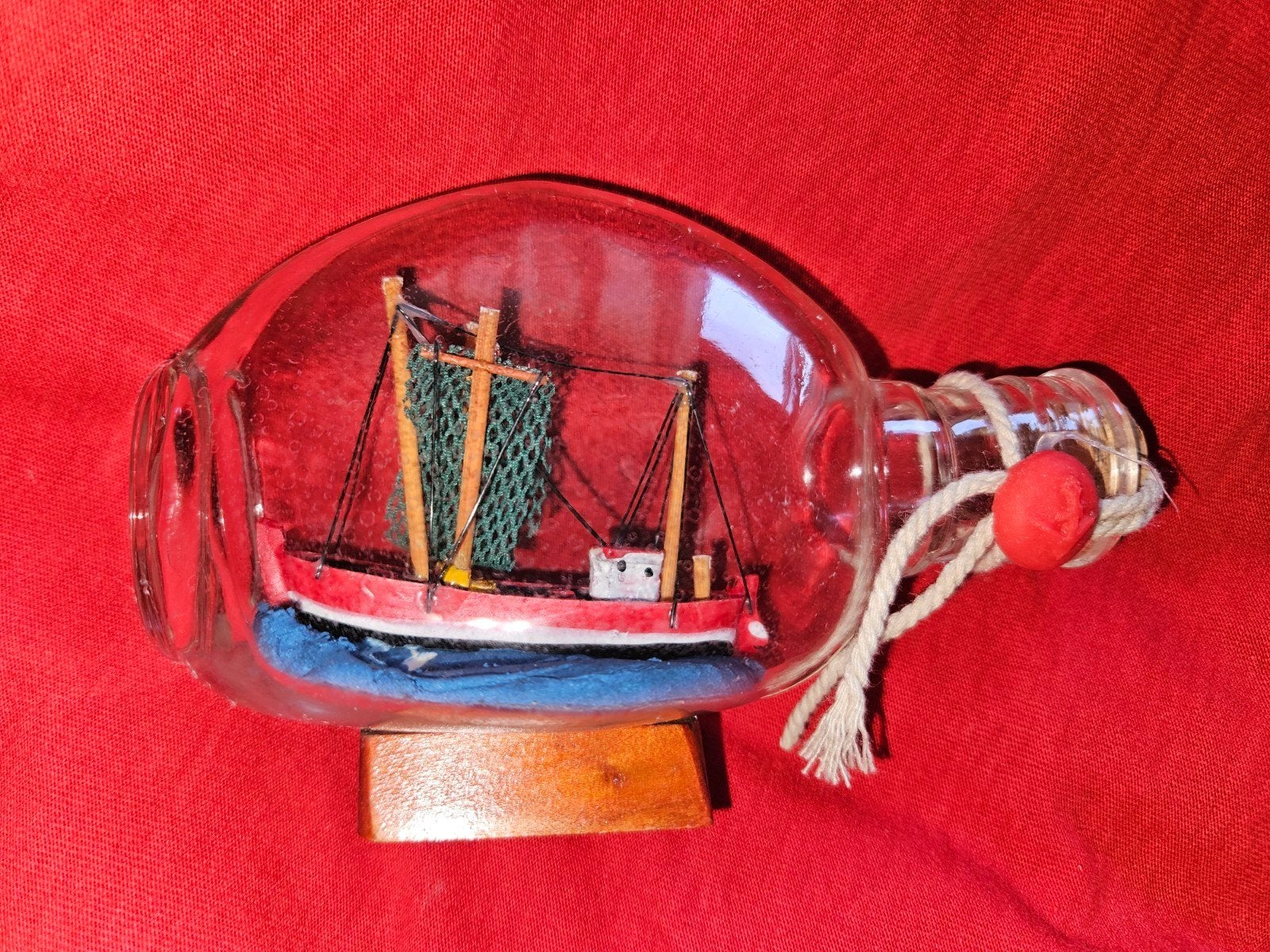 Schip in fles - Decoratief object, Ophalen of Verzenden, Gebruikt