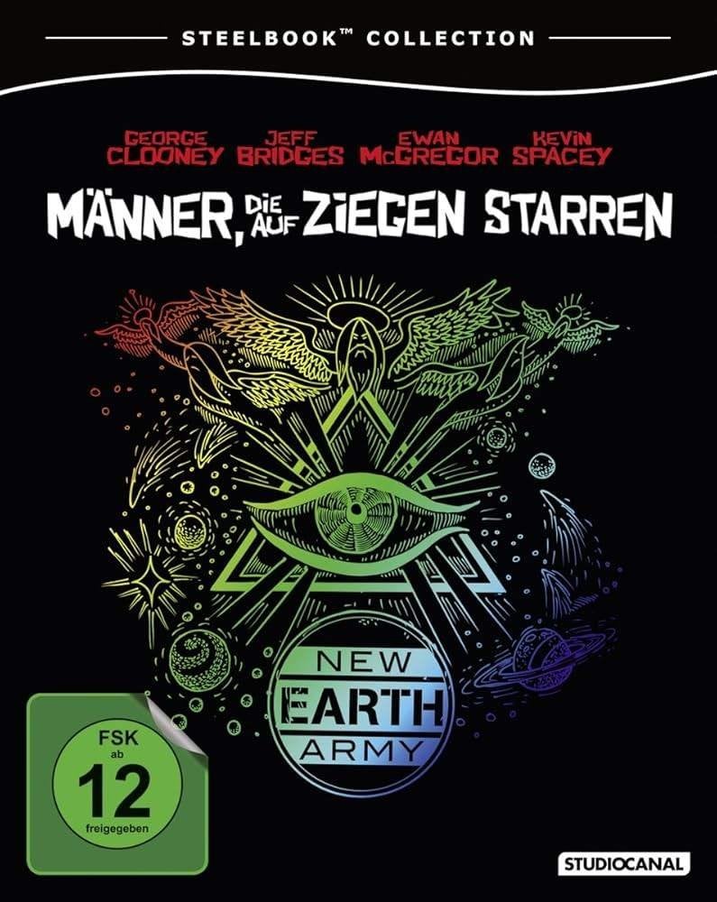 Manner die auf ziegen starren (Blu-ray) (metal case) [2436], Cd's en Dvd's, Blu-ray, Ophalen of Verzenden, Zo goed als nieuw, Drama