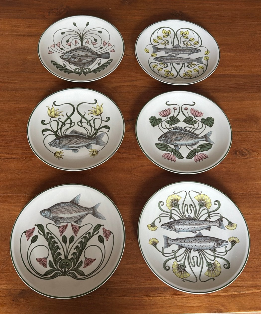 6 Villeroy & Boch Atlantic dinerborden, Ophalen of Verzenden, Zo goed als nieuw, Bord(en), Overige stijlen