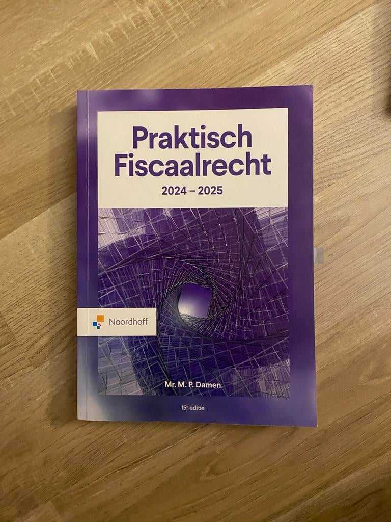 Praktisch Fiscaalrecht 2024-2025 - Mr. M. P. Damen, Ophalen of Verzenden, Gamma, Zo goed als nieuw, HBO