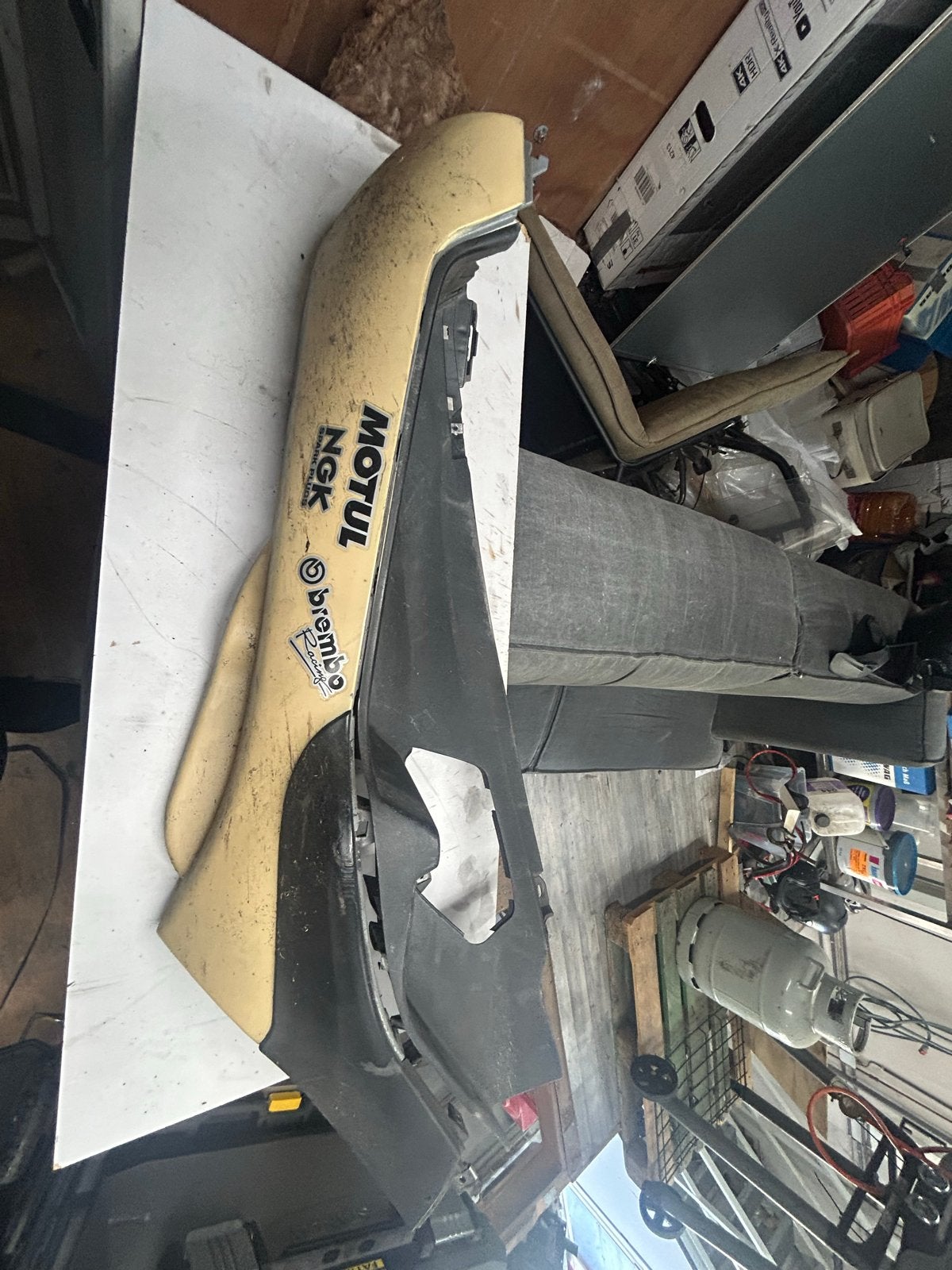 Voetkap Piaggio MP3 2009 links, Ophalen of Verzenden, Gebruikt, Kap, Piaggio