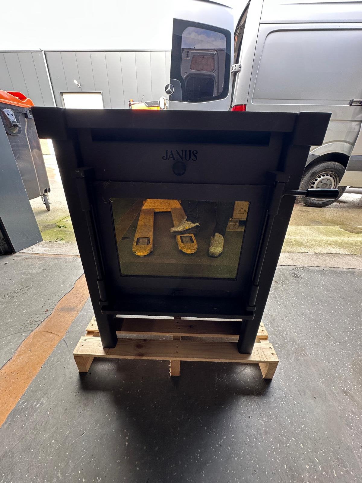 Janus 6 houtkachel, Ophalen, Zo goed als nieuw, Hout, Houtkachel