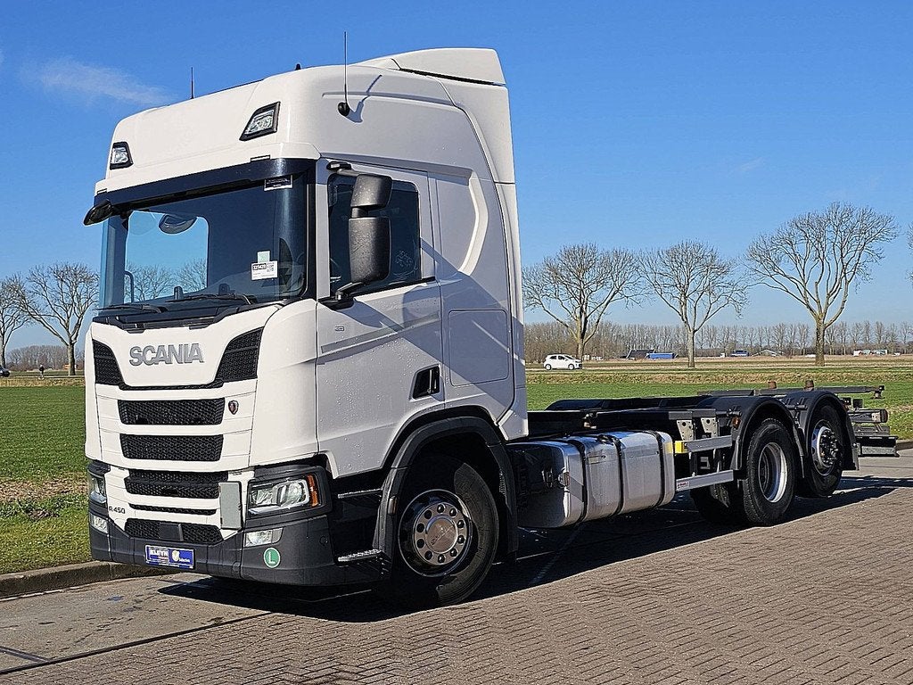SCANIA R450 6x2*4 retarder led, Auto's, Automaat, Euro 6, Scania, Wit
