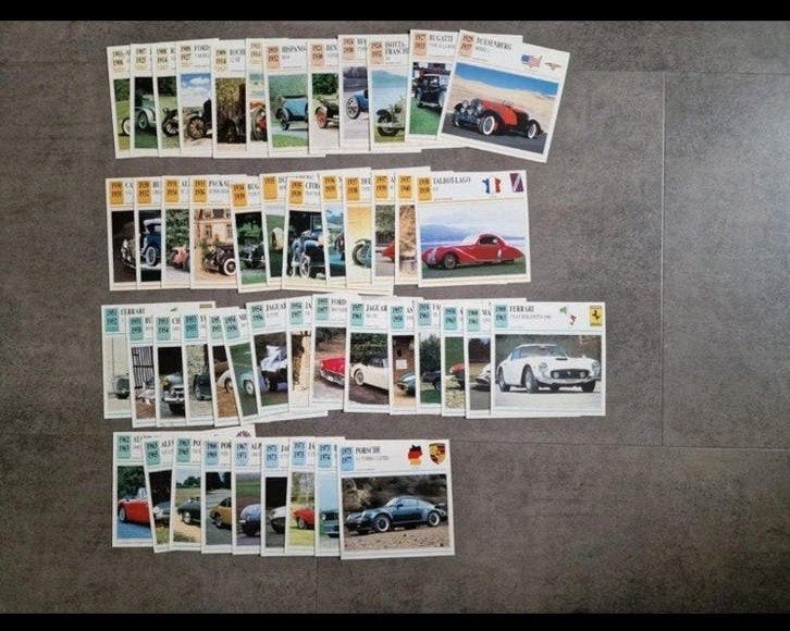 verzamelkaarten auto's, Ophalen of Verzenden