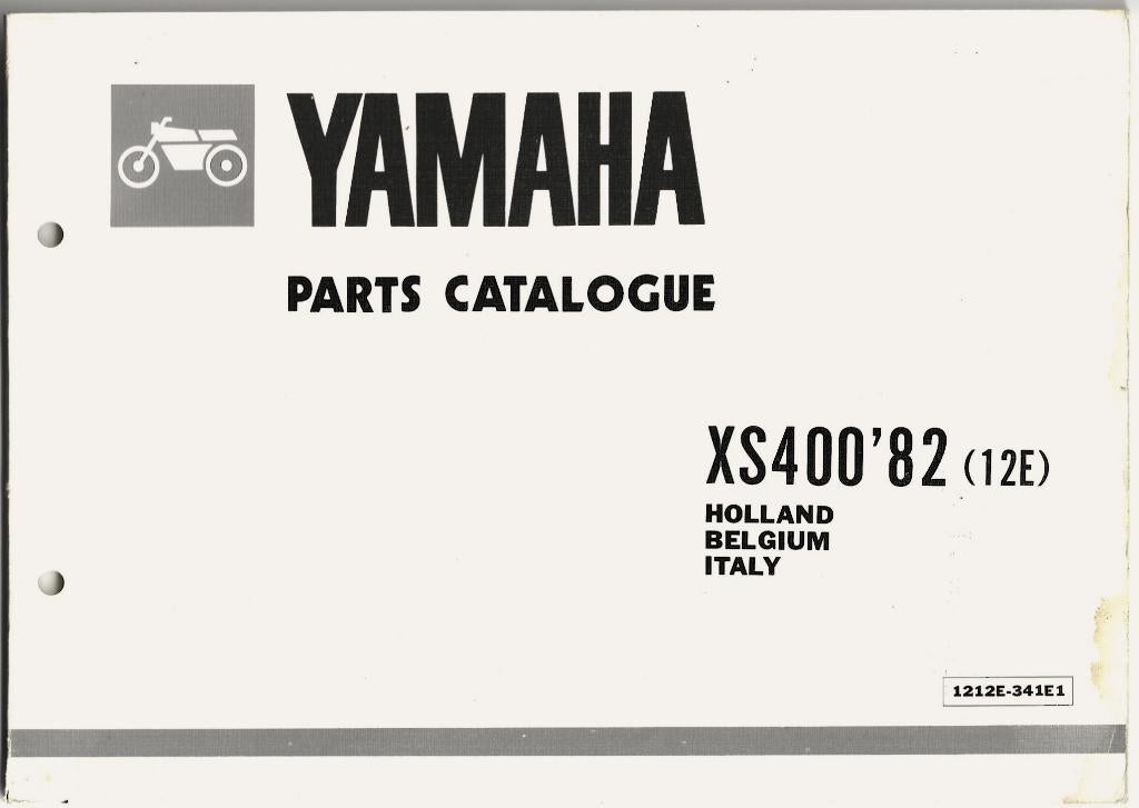 Yamaha XS400 Parts List Holland Belgie Italie (2288z) motor, Motoren, Ophalen of Verzenden, Yamaha