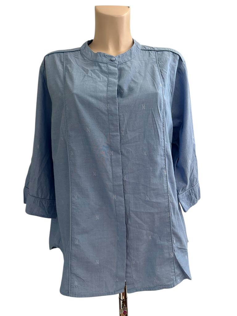 Mart Visser blouse 4XL, Maat 46/48 (XL) of groter, Zo goed als nieuw, Verzenden, Blauw