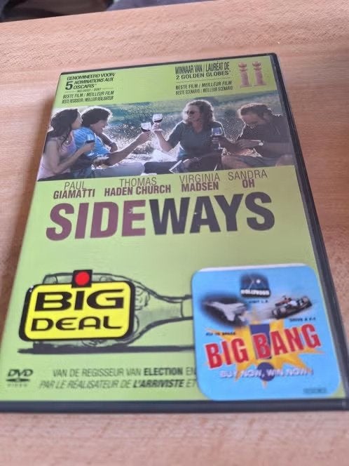 Dvd sideways h, Vanaf 12 jaar, Ophalen of Verzenden, Zo goed als nieuw, Romantische komedie
