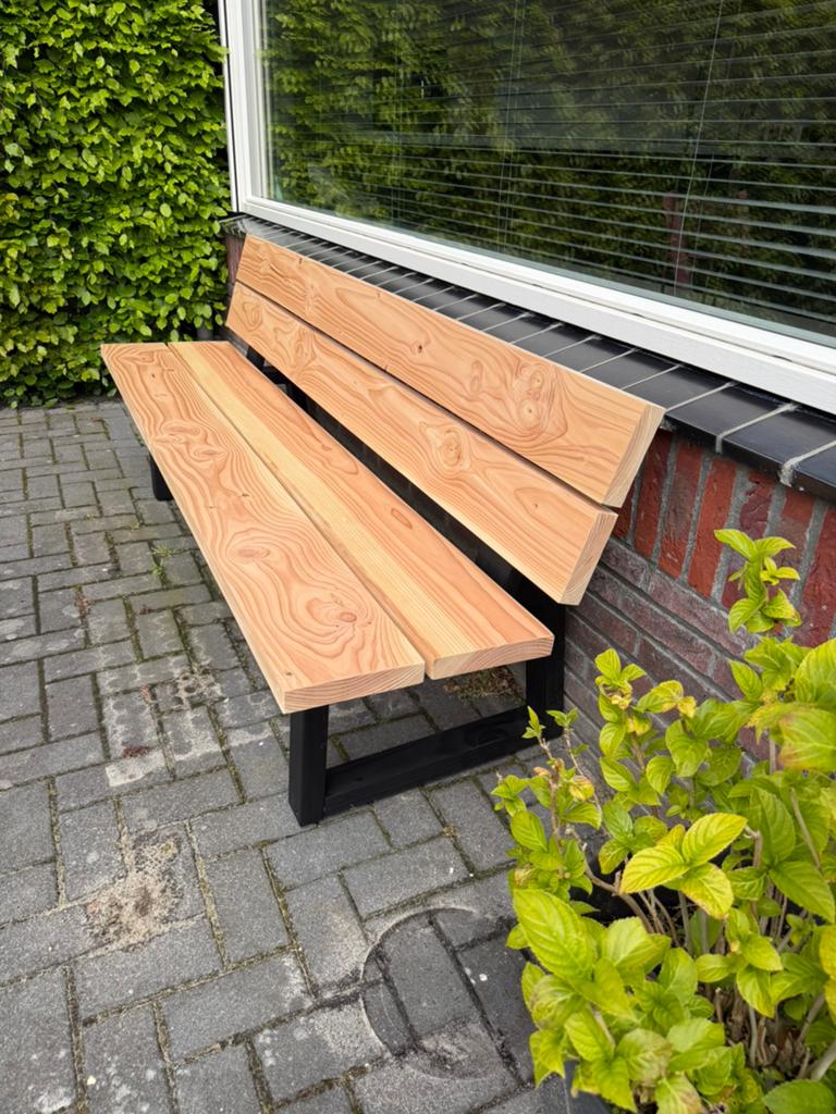 Mooie Douglas tuinbank 2m (nieuw!), Ophalen, Nieuw, Hout
