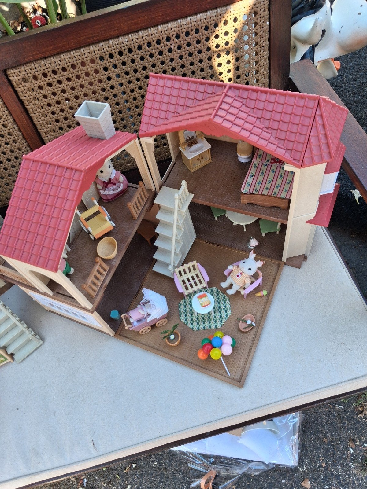 sylvanian poppenhuis met heel veel extra s, Ophalen, Poppenhuis