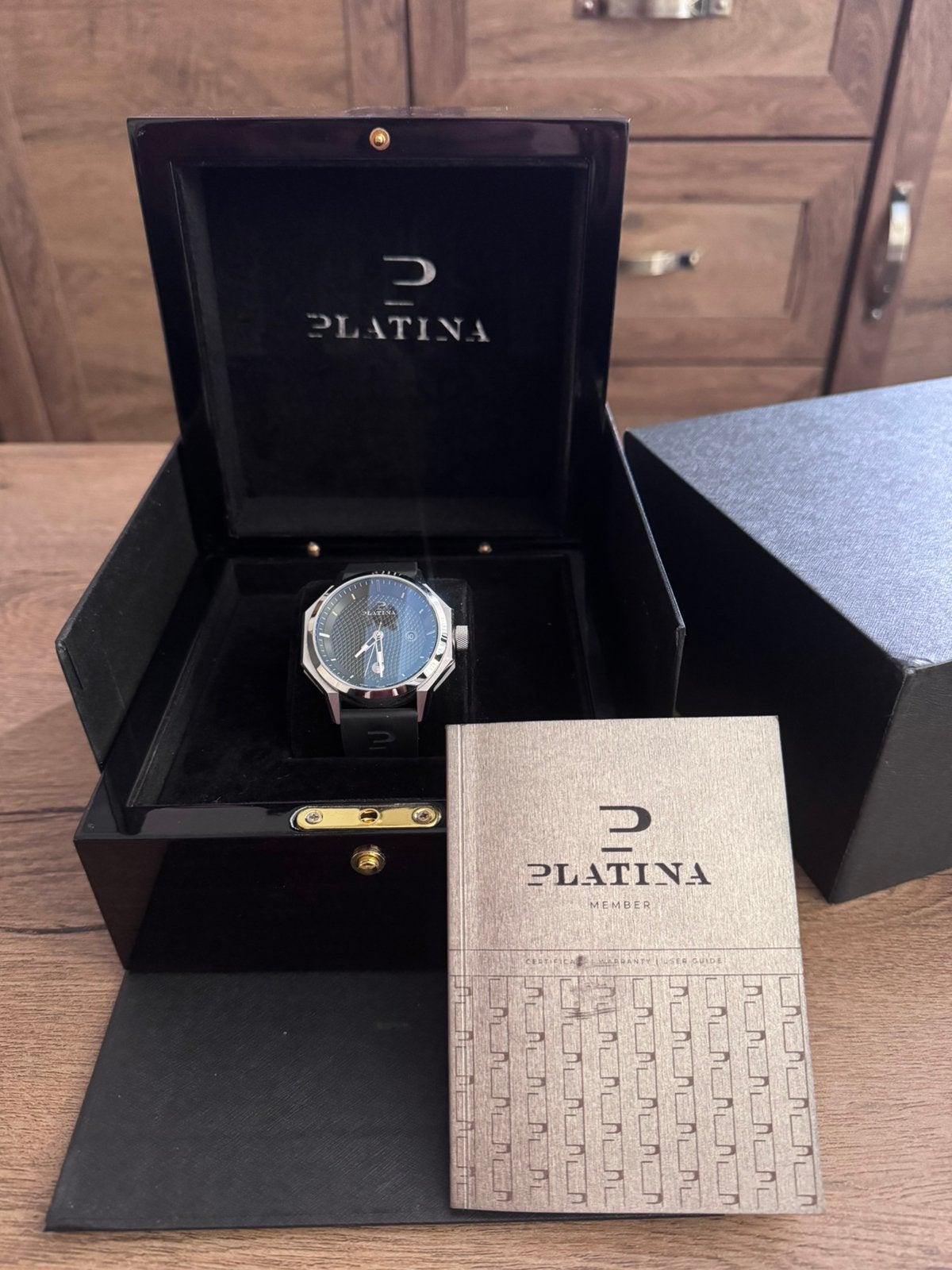 herenhorloge verkopen Platina Unbroko C1 Vintage, Sieraden, Tassen en Uiterlijk, Horloges | Heren, Zo goed als nieuw, Overige merken
