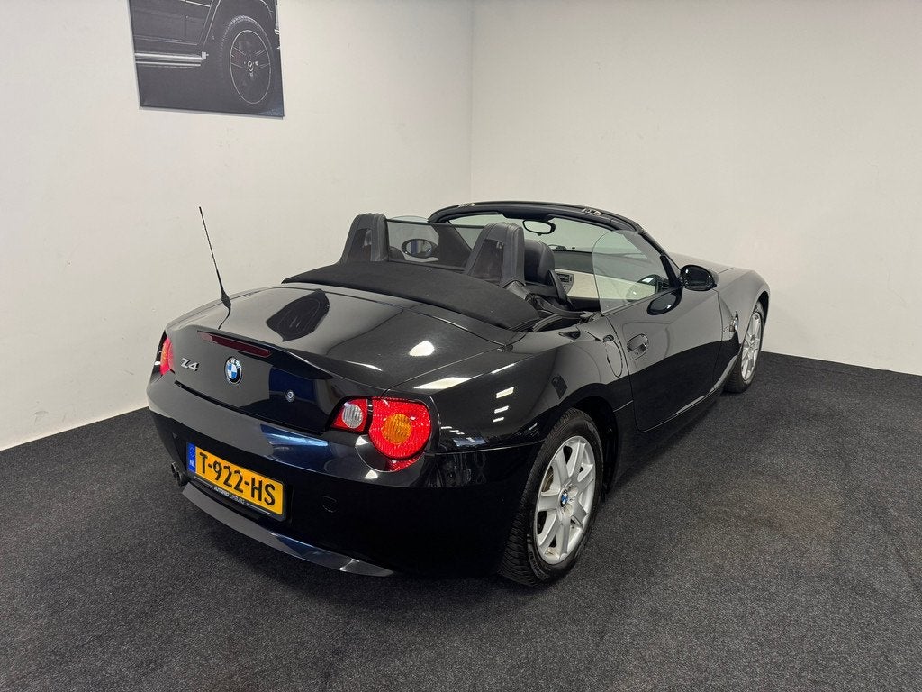 BMW Z4 Roadster 2.5i, Auto's, BMW, Achterwielaandrijving, Gebruikt, Zwart, Cabriolet