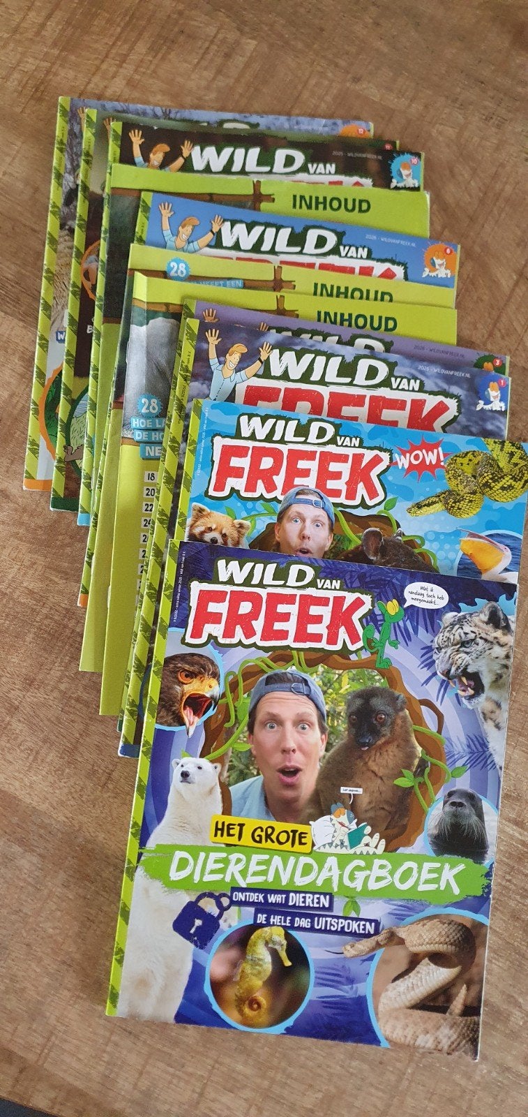 Wild van Freek tijdschriften - diverse edities, Ophalen of Verzenden, Gelezen, Wetenschap en Natuur