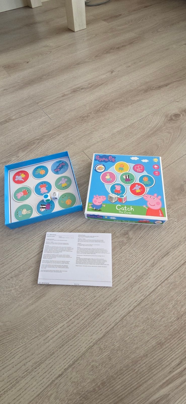 Peppa Pig Catch The Cards Spel - Zo goed als nieuw, Drie of vier spelers, Ophalen of Verzenden, Zo goed als nieuw, Jumbo