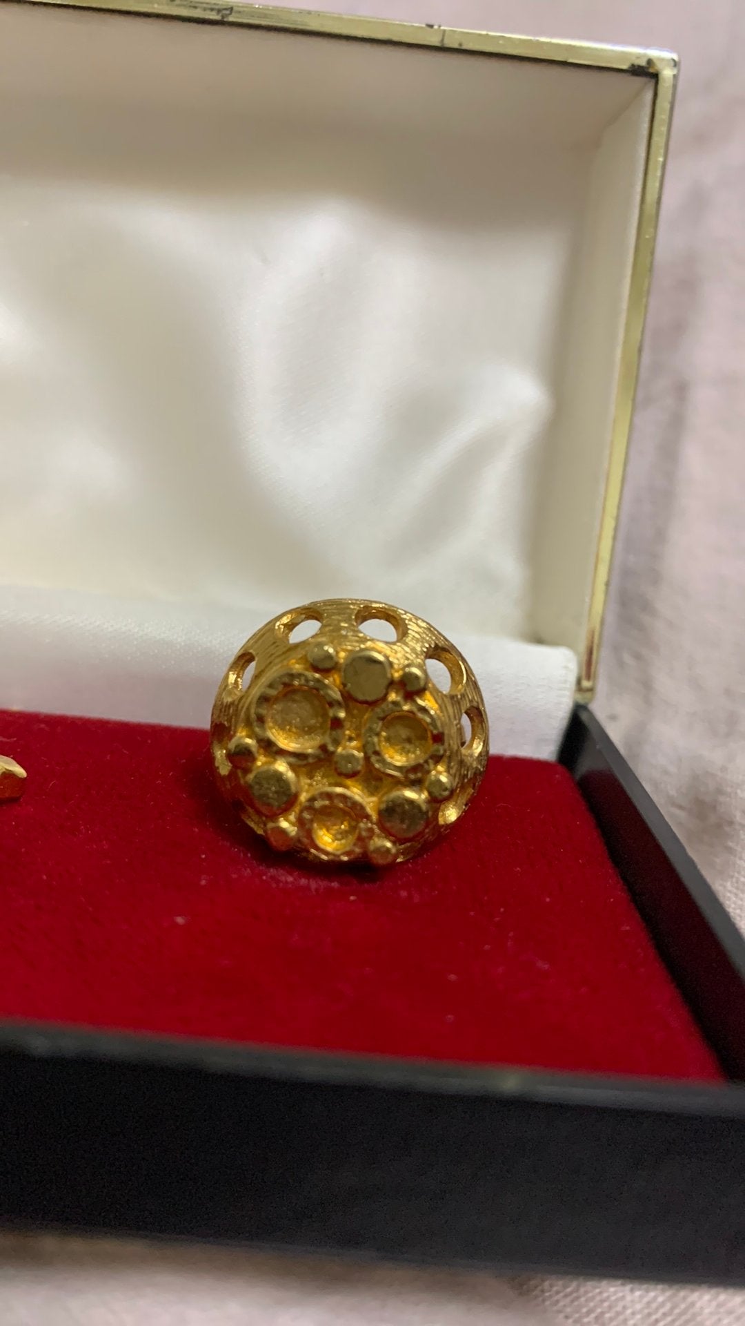 Unieke Vintage Brutalistische Manchetknopen • Jaren 60/70, Sieraden, Tassen en Uiterlijk, Ophalen of Verzenden, Nieuw, Overige materialen