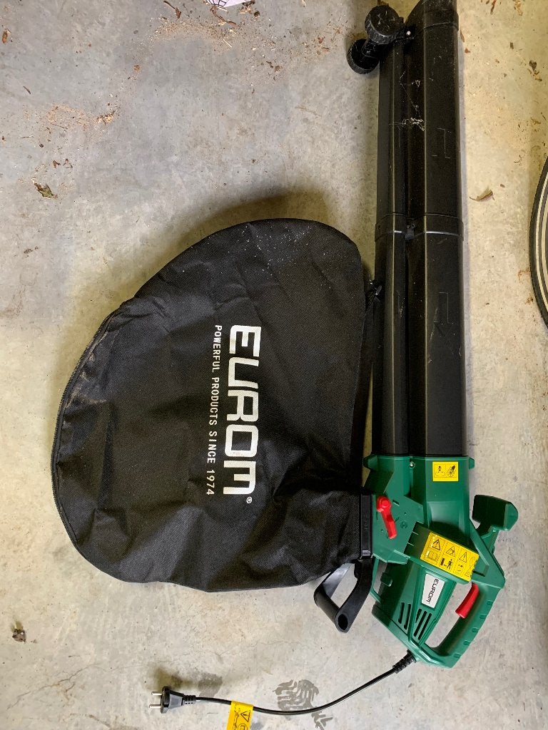 Eurom elektrische bladblazer, Ophalen, Nieuw, Elektrisch, Met opvangzak
