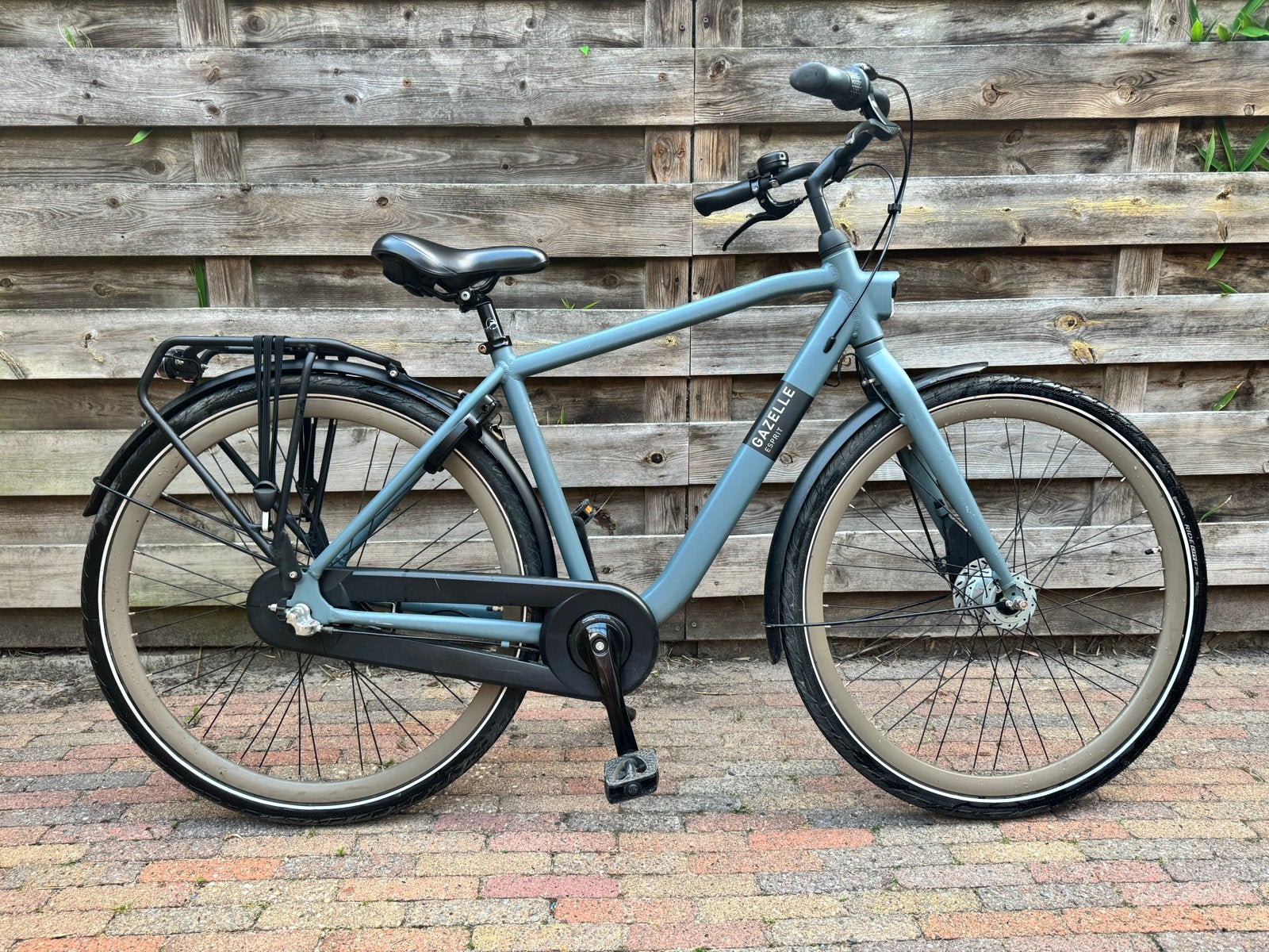 Gazelle Esprit heren stadsfiets 49 - Zo goed als nieuw, Ophalen, Terugtraprem, Versnellingen, 49 tot 53 cm